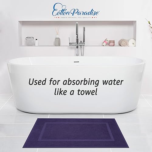 Vista 371 de Cotton Paradise 100% Cotton Turkish Washcloth Set for Bathroom, 4 Piece Soft Absorbent Small Hand Face Towels Wash Rags, Lilac