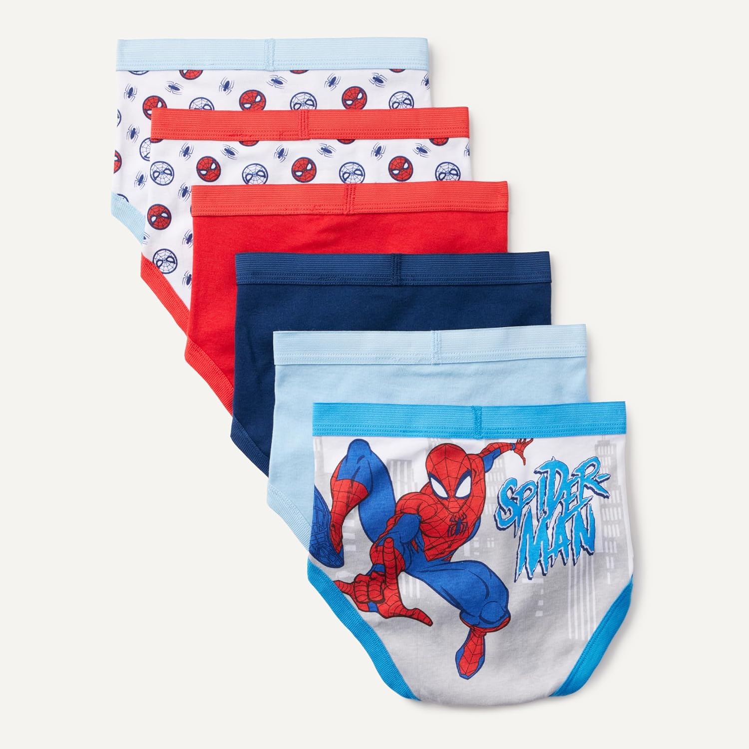 Amazon Essentials Boys and Toddlers' Briefs, Pack of 6