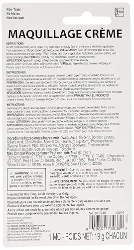Miniatura 4 de Tubo de maquillaje verde crema, 0.7 onzas (paquete de 1), color vibrante y pigmentado, perfecto para looks festivos y creativos