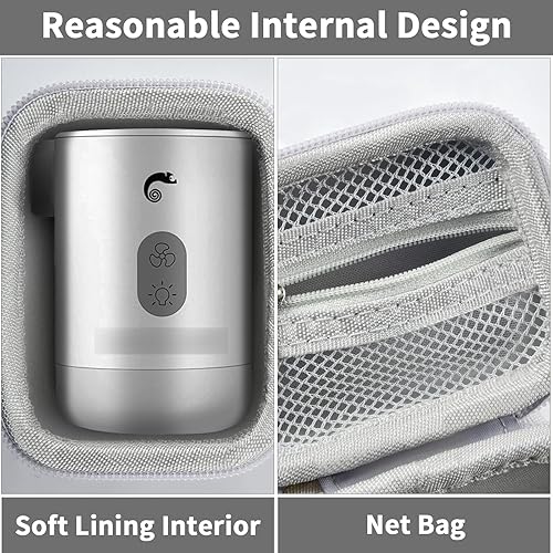 Miniatura 5 de casmilee Funda compatible con bomba de aire portátil FLEXTAILGEAR MP2 ProTINY, soporte para bomba de colchón Max Pump 2 Pro, caja con bolsillo de