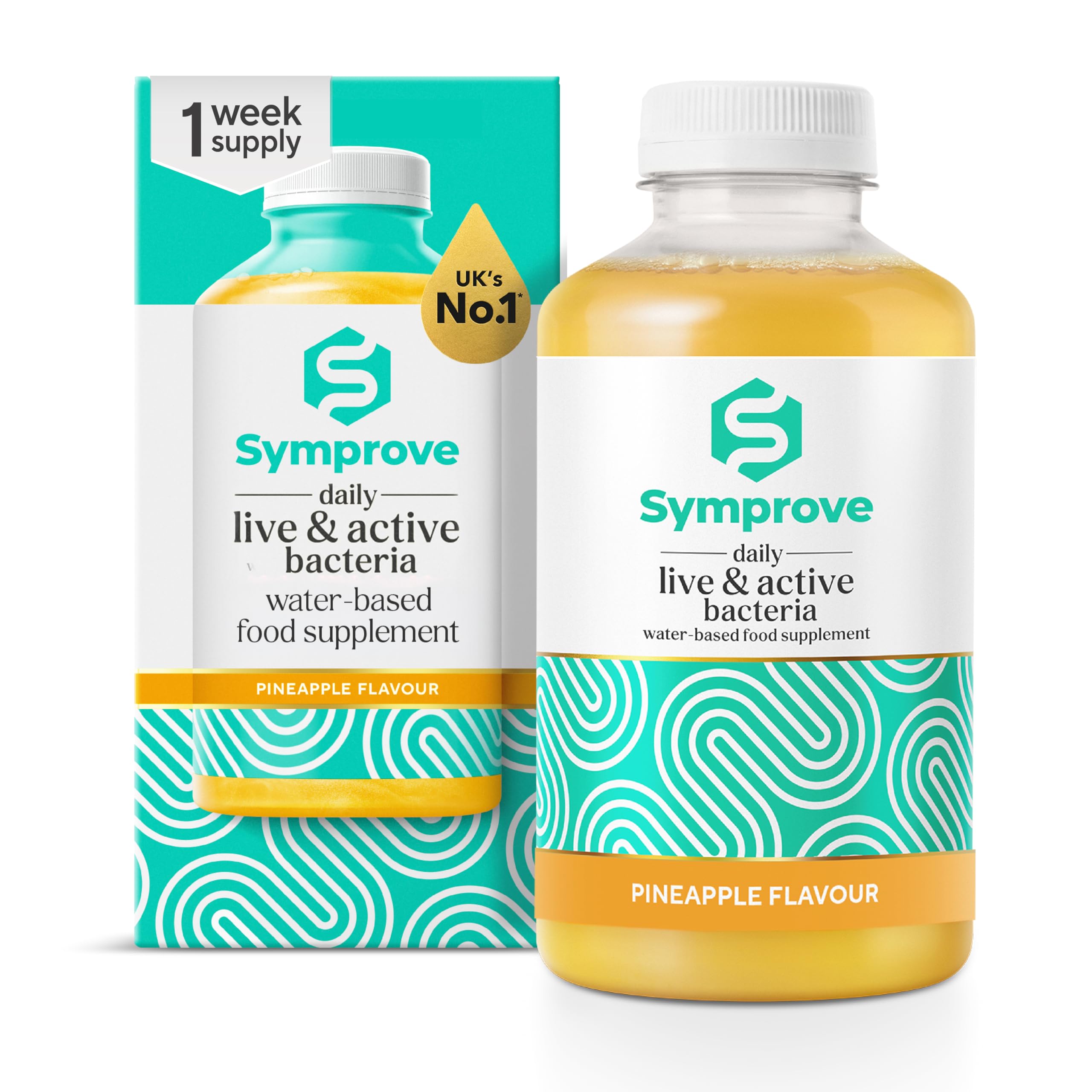 Symprove Liquid Live & Active Bacteria, Pineapple, 1 x 500ml