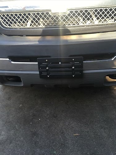 Miniatura 6 de Soporte de placa de matrícula para parachoques delantero, kit de adaptador de reubicación de montaje para Chevrolet (todos los modelos) descuento