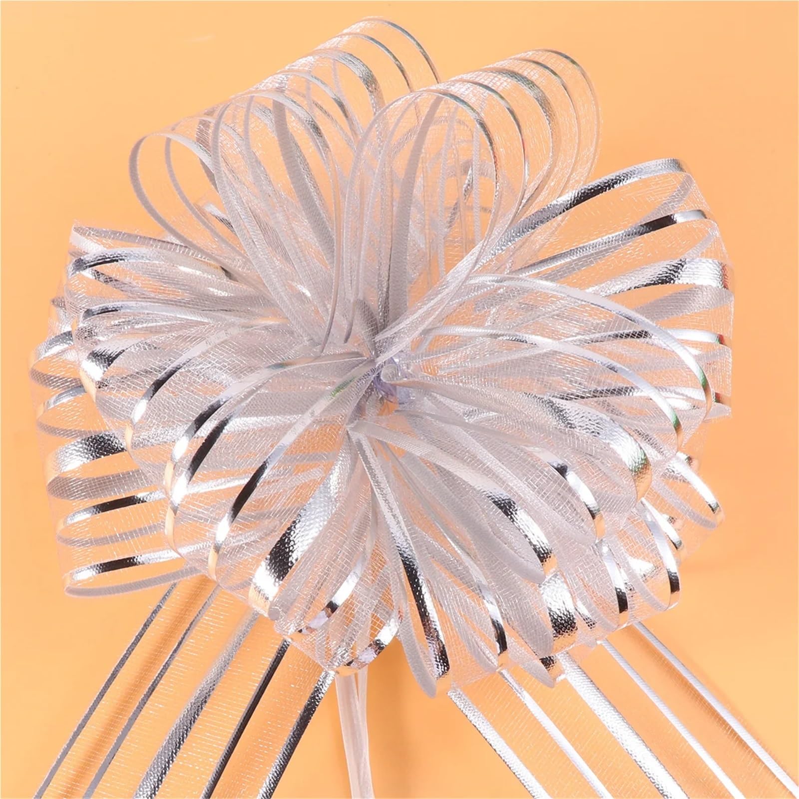 Zugschleifen, handgezogene Schleife, verdickte Geschenkdekorationen für Weihnachten, Hochzeit, Party, Gastgeschenke, Taschen, Baumfenster, 20 Stück (grün)