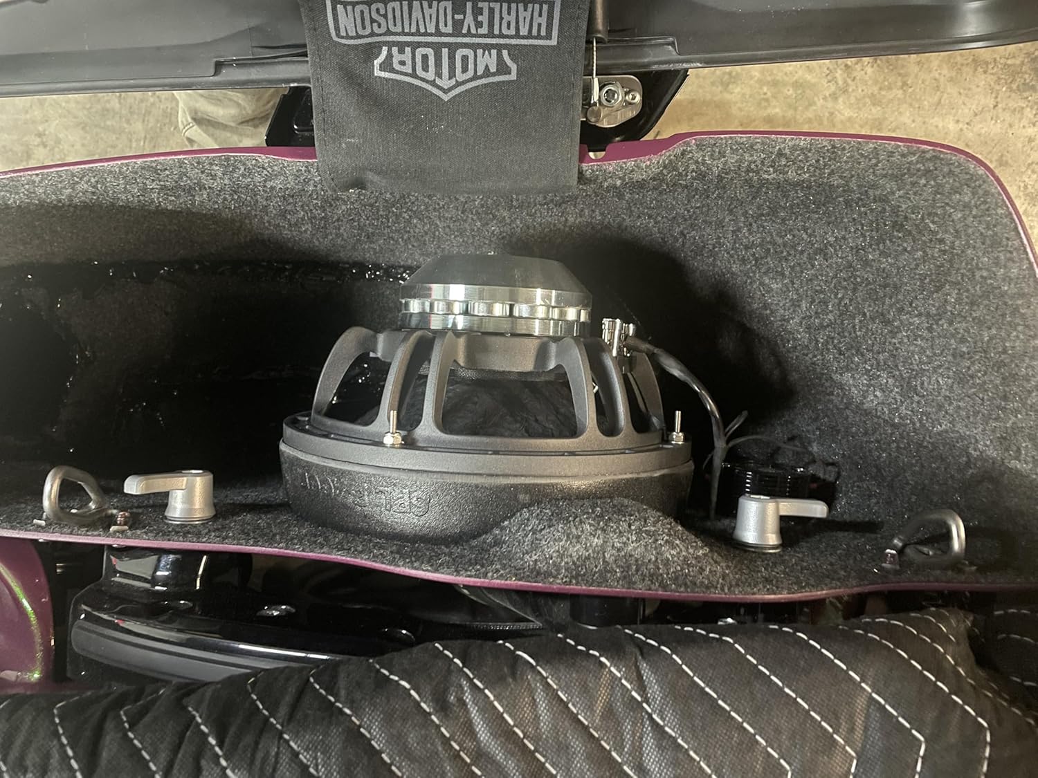 10" Mid-mount Motorcycle Harley Saddlebag Speaker Mounting Ring Adapters & Install Kit 2014-2023 - Image 2