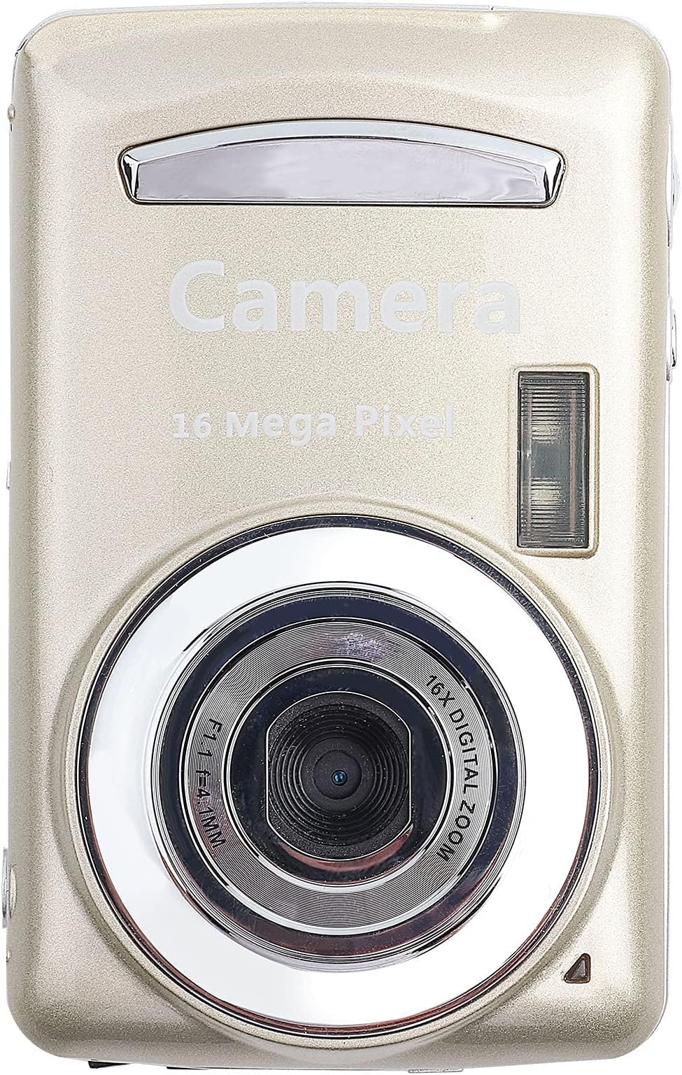 Sorandy 16X Zoom Video Camera 16MP 720P 30FPS HD Digital Video Camera Camcorder High Definition Sports Camera, Digital Camera for Mini Outdoor (Gold)