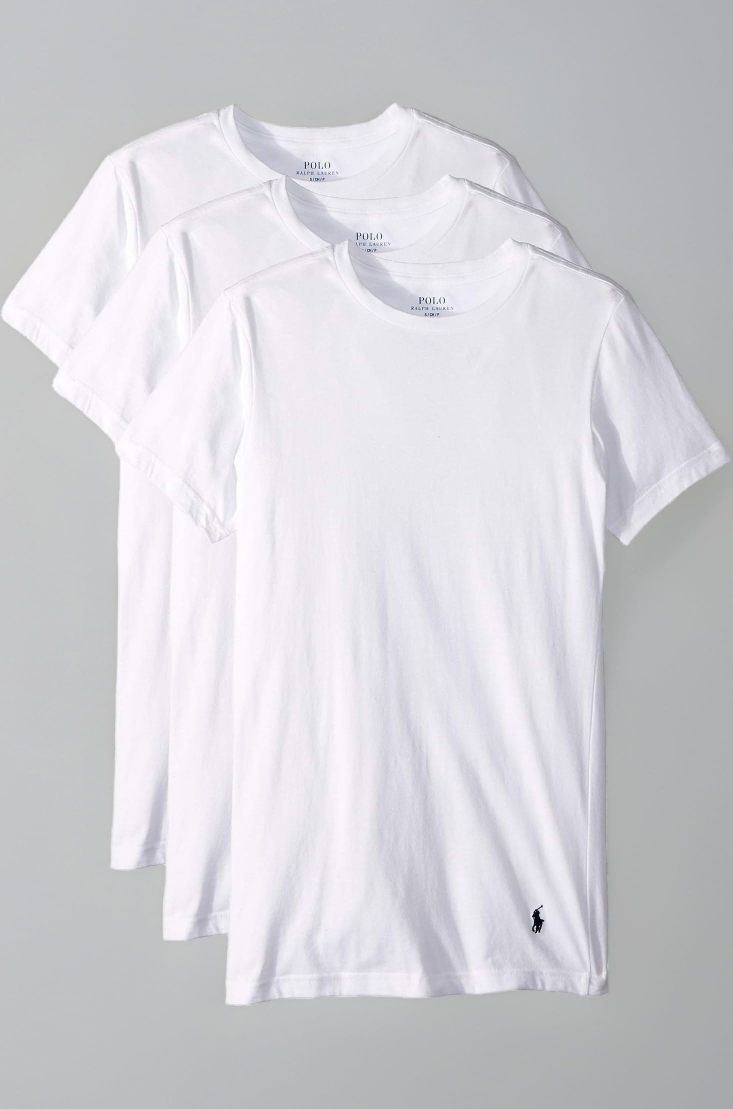 Men's Classic Fit Cotton Crews 3-Pack