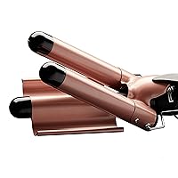 Vista 5 de RED by KISS Rizador profesional de turmalina de cerámica (barril triple de 1 pulgada)