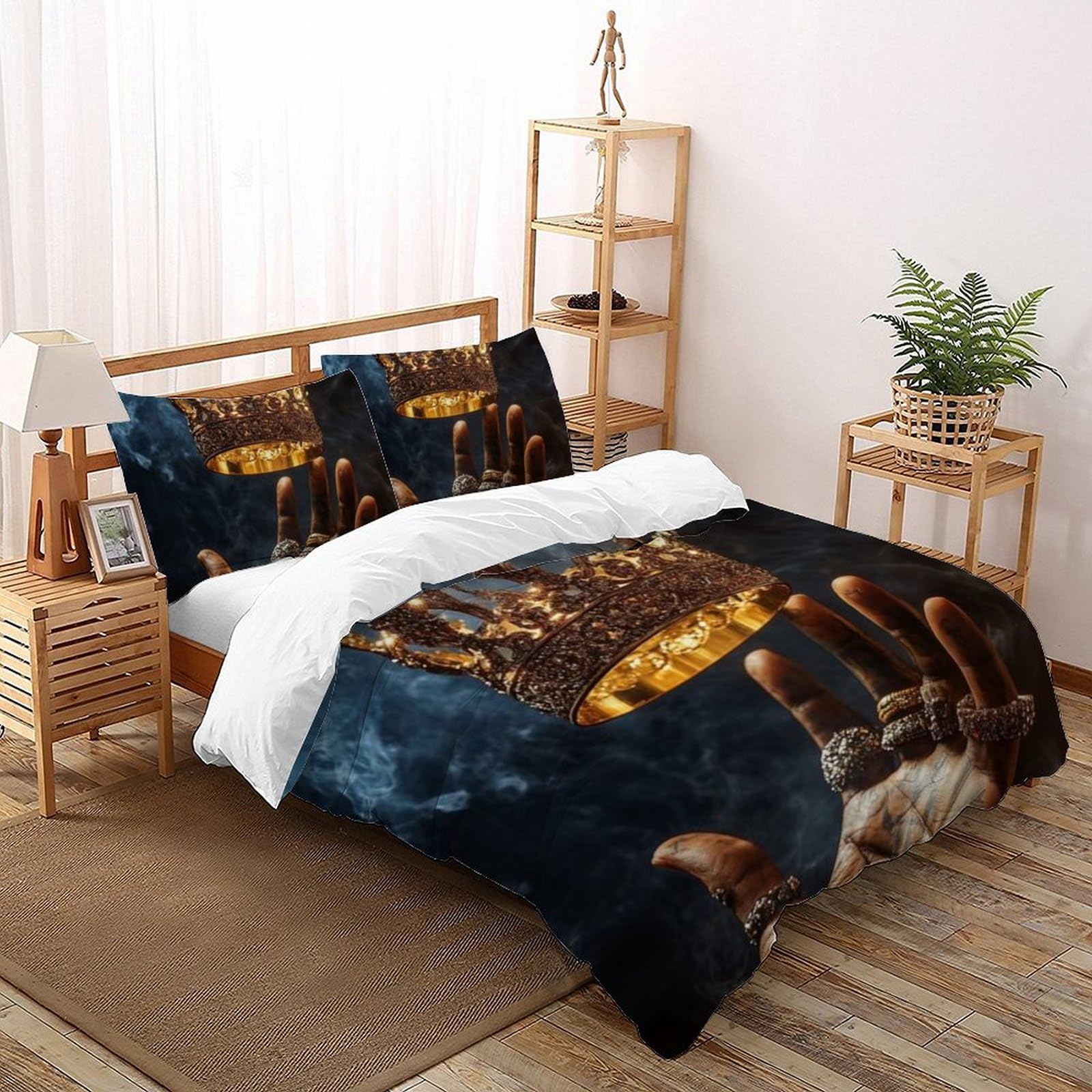 Housse de couette fille 200x200cm animaux land pour transformer la chambre en havre doux