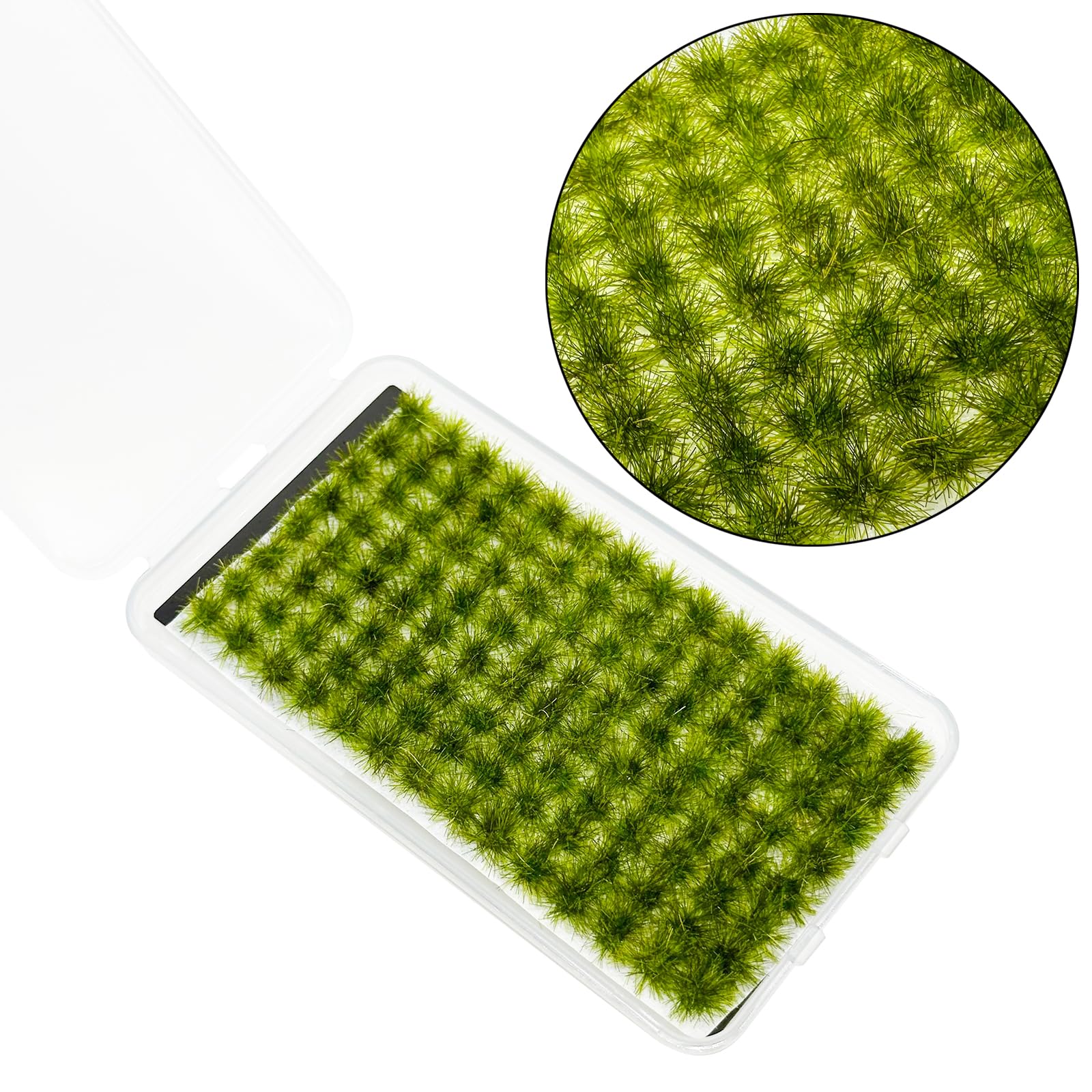 Cayway 312 PCS Touffe D'herbe Statique, Modèle Arbres Gazon Lichen Pour Feuillage, Herbe
