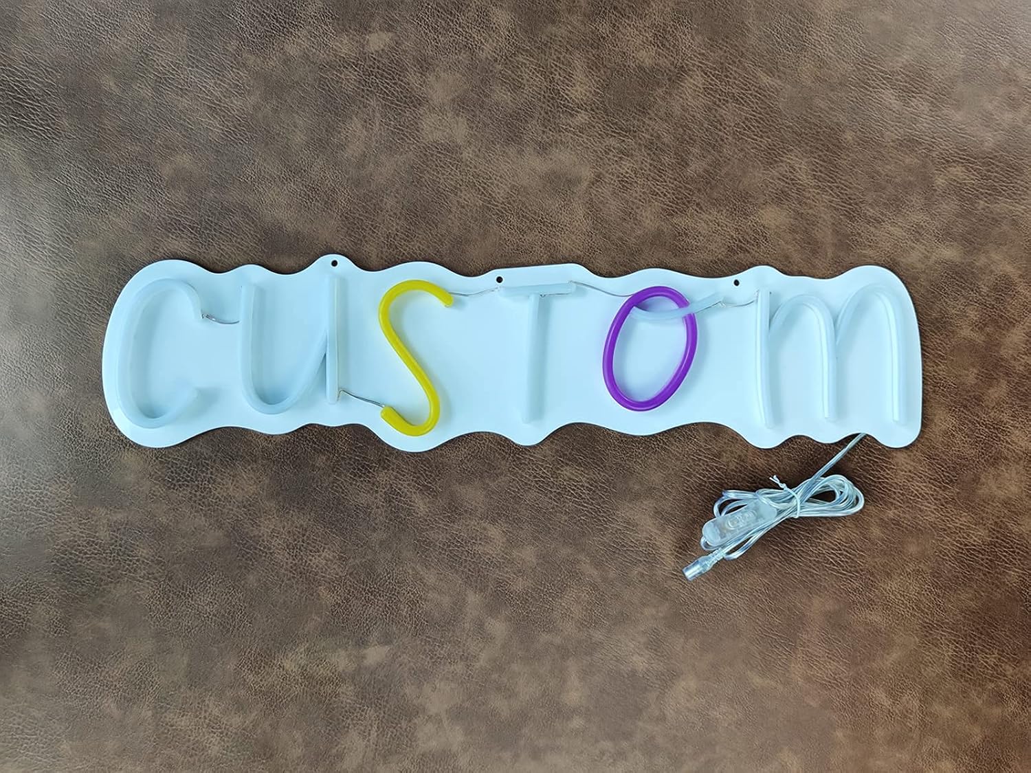 Custom Neon Signs, Handmade Customizable LED Neon Sign Personalized for Weddings, Name Gifts, Business Logos, Bars, Parties, and Bedroom Wall Decor (15")