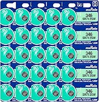 Vista 8 de Murata 346 Batería SR712SW 1.55V Celda de botón de reloj de óxido de plata (5 baterías)