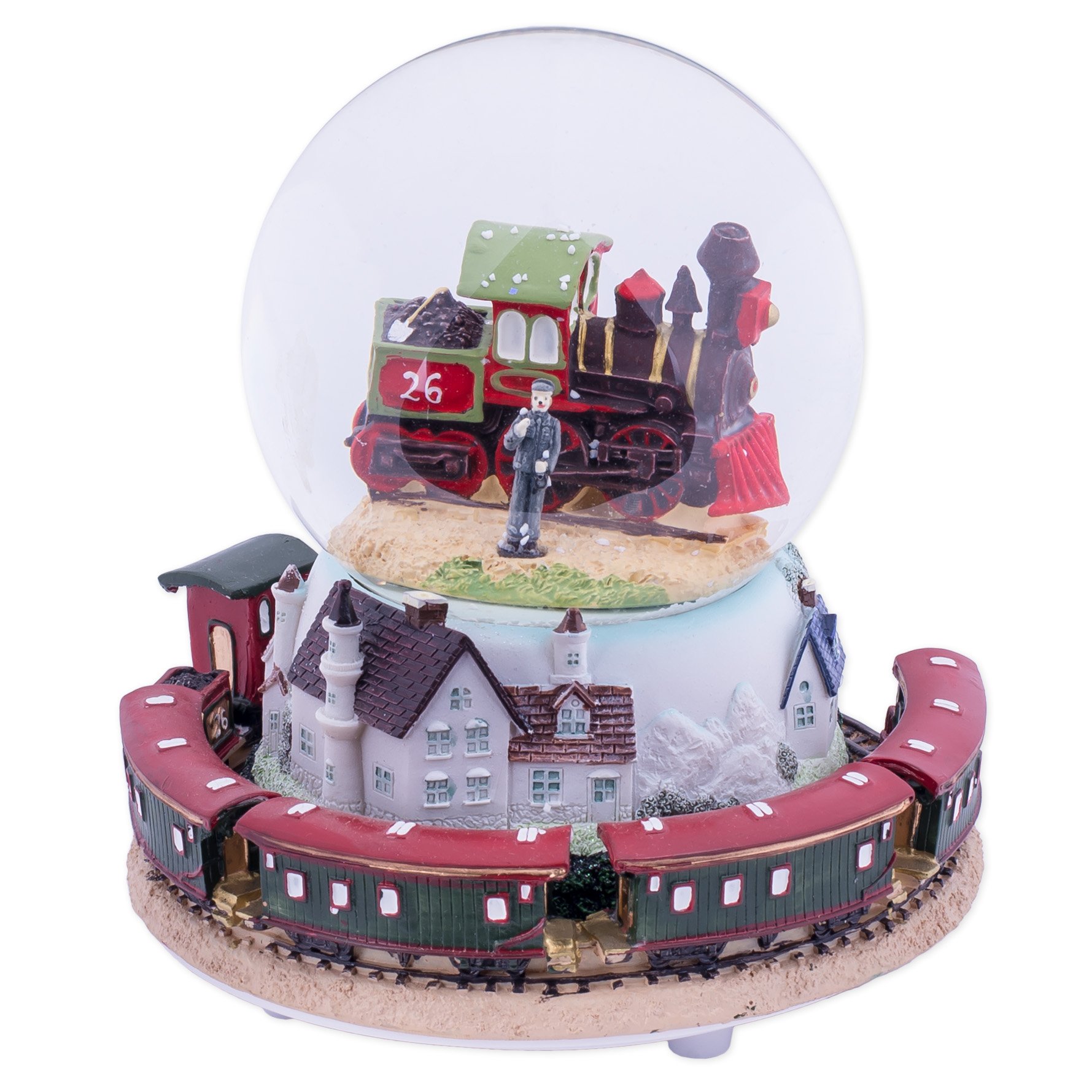 Musicbox World 14181 Snow globe train