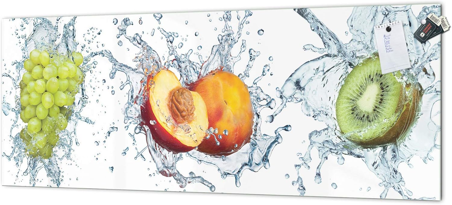 Design Glass backsplash - Tempered Glass Magnetic splashback Fruits&Veggies Series MBBS05: