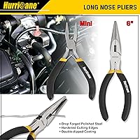 Vista 4 de HURRICANE Juego de 7 piezas de alicates, alicates de junta de ranura de 8 pulgadas, alicates de junta deslizante de 8 pulgadas, alicates Linesman