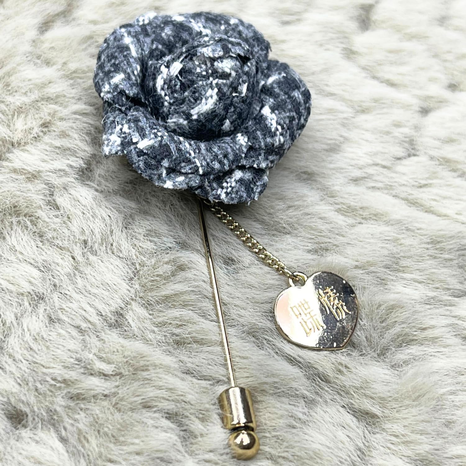 Ani Accessories® Suit Rose Brooch Men and Women | Handmade Flower Fabric Brooch Collar Pocket Decorative Pin 2 81cebccjPSL. SL1500