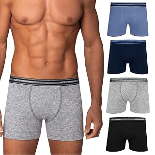 Kit 4 Cuecas Lupo Masculinas Boxer Algodão