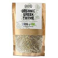 Vista 2 de APSOGO Tomillo orgánico y orégano de Grecia, calidad premium y sabor excepcional, perfecto como especia o té (7.05 onzas)