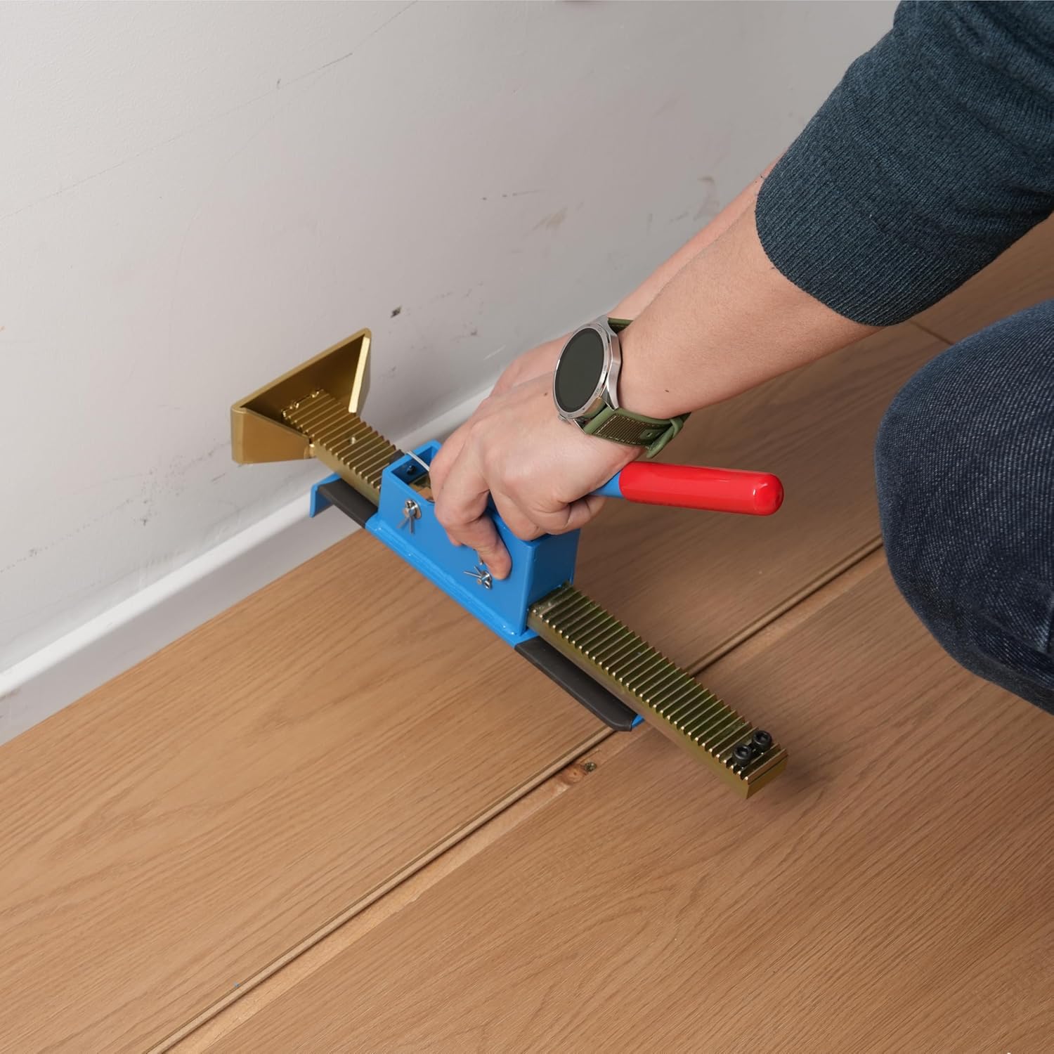 Laminate Flooring Jack Installation Tool - Professional Floor Tool for Hardwood, Wood Floor, Plank, Board, Flooring Positioning Tool Kit