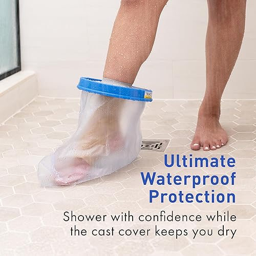 Miniatura 33 de TKWC Inc - Cubierta de fundición de pierna a prueba de agua para ducha - #5738 - Protector de pie hermético