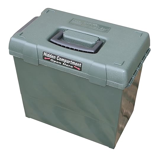 MTM SPUD1-11 Sportsmen's Plus Utility Dry Box, Heavy-Duty Latch, O-Ring Sealed, USA Made, Forest Green