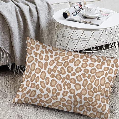 Vista 291 de Funda de cojín con estampado de guepardo rosa intenso, cojín cuadrado con estampado de animales fucsia, funda de almohada decorativa para el hogar