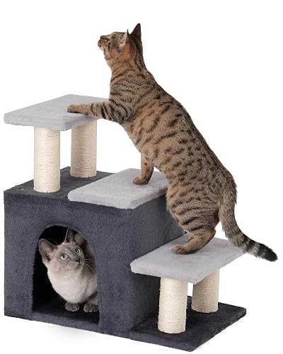 Aechonow 3-in-1 Pet Stairs for Cats, Dog Steps for Small