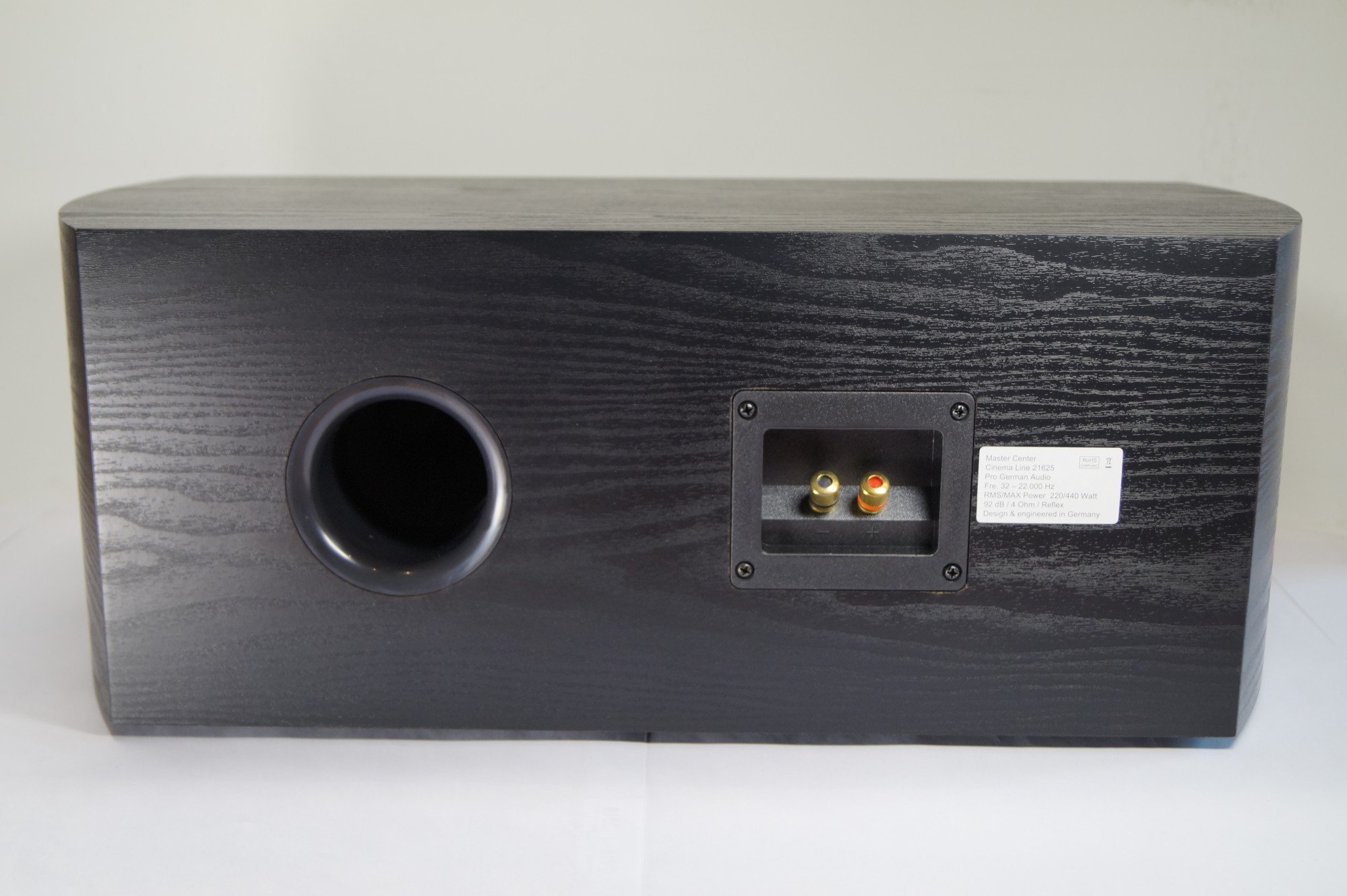 Centerlautsprecher einsetzbar zur Heco Victa 101,Prime 102 Serie, schwarz, Neu-Ware