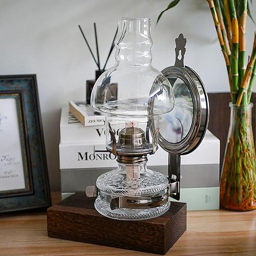 Miniatura 4 de Lámpara de cristal con capucha de cristal de 3 x 7.2 pulgadas, reemplazo de globo para lámparas de aceite y queroseno de 4-34 pulgadas, abultamiento