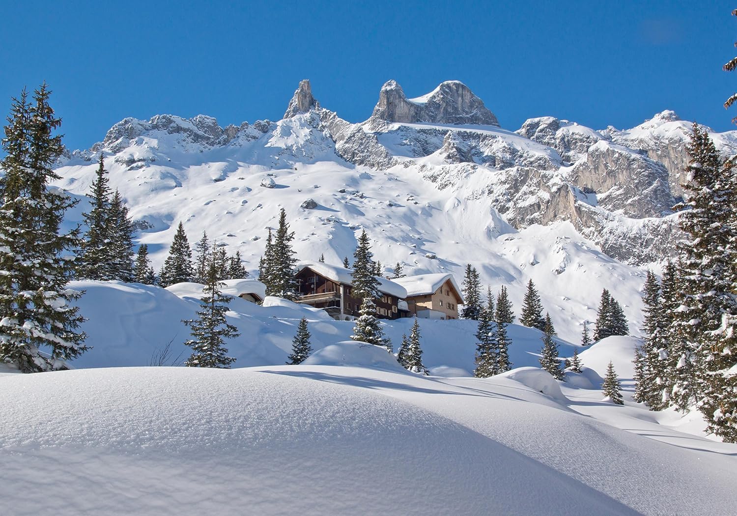 Papier Peint Montagne 3D Auto-Adhésif pour Chambre XXL