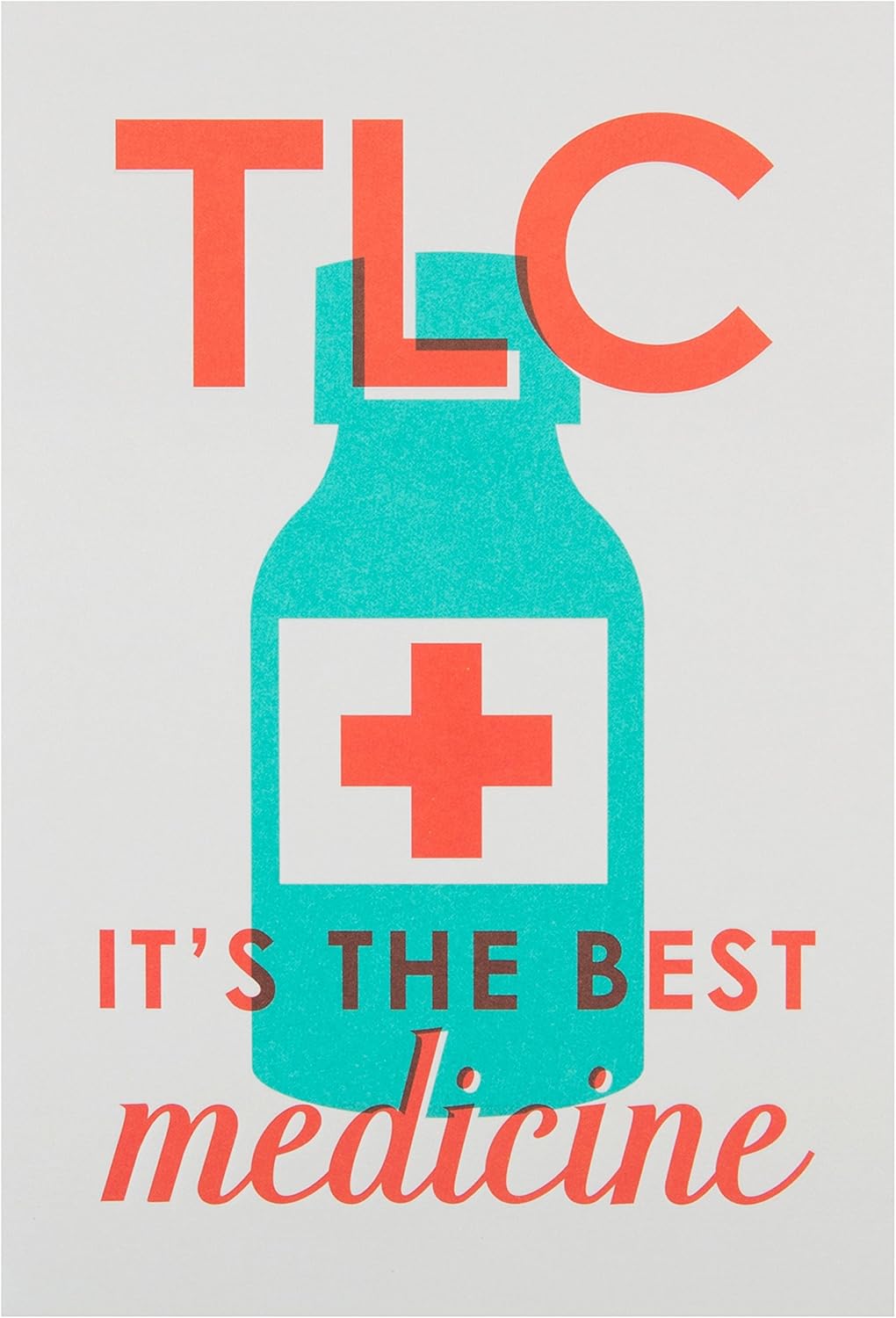 Hallmark Get Well Soon Card "TLC" - Medium