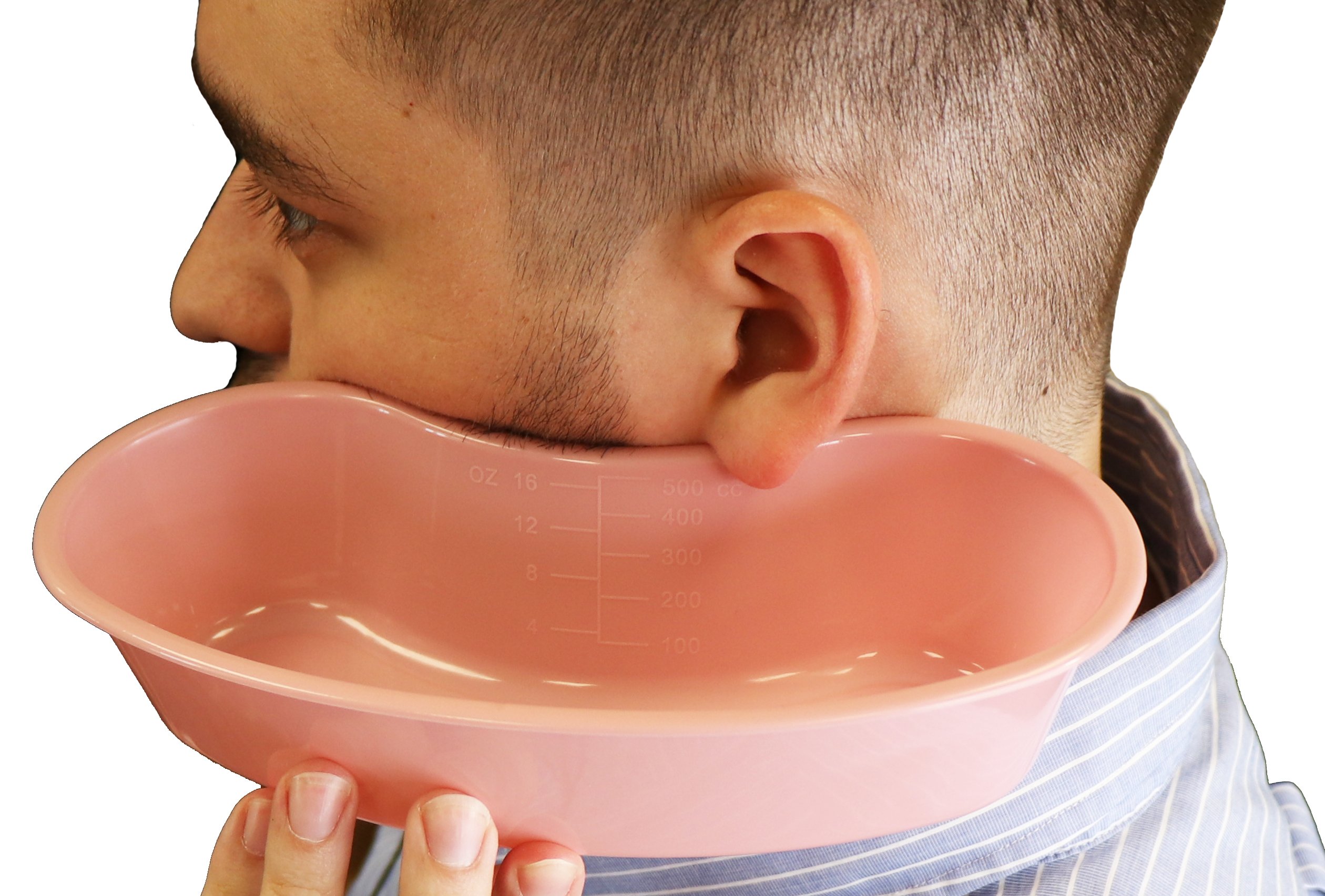 Healthstar Emesis Basin 500 Cubic Centimeter, Pack of 5 - Rose