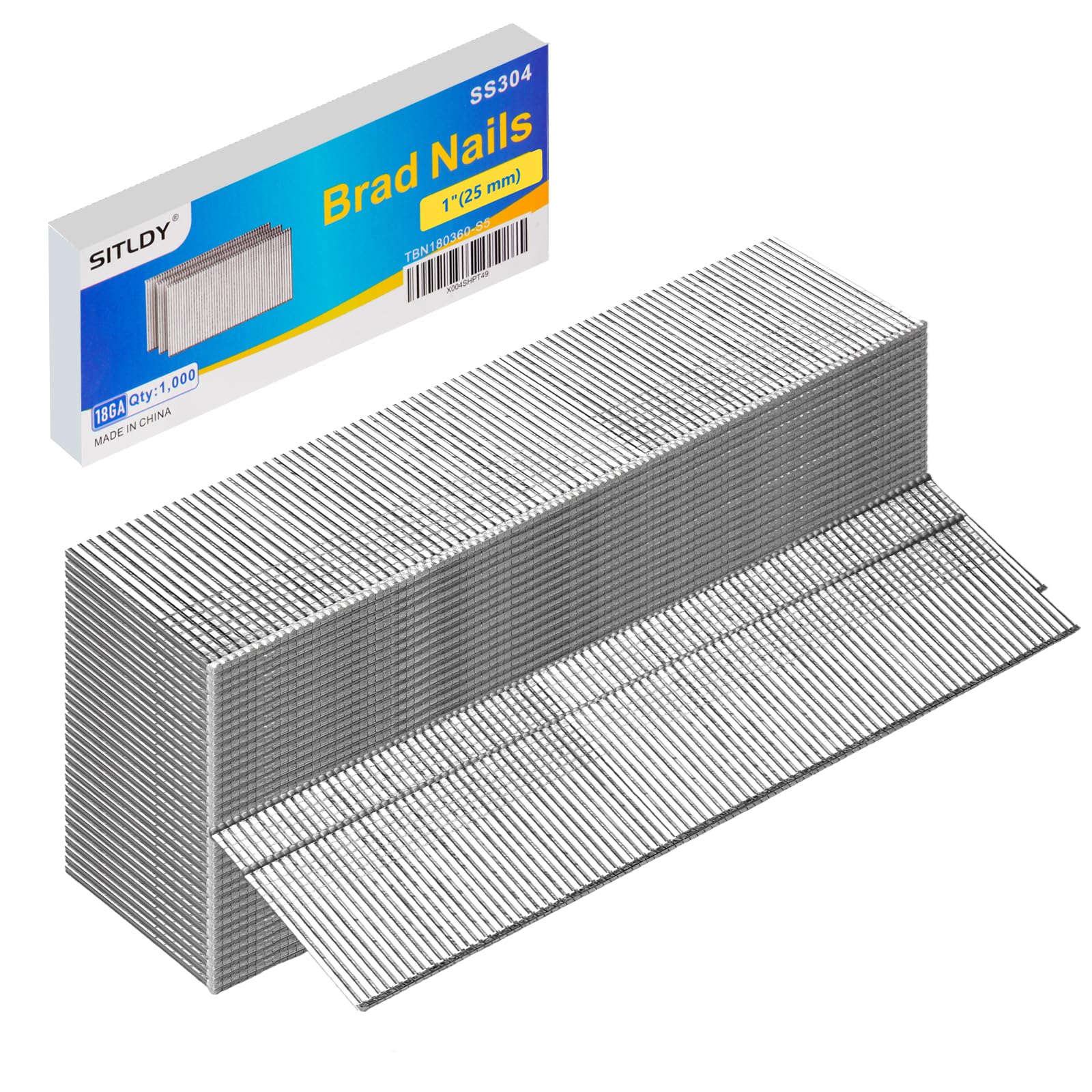 18 Gauge Stainless Steel Brad Nails - 1600 Pack -14