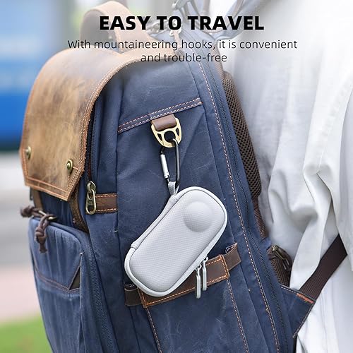 Miniatura 6 de Funda de transporte para Insta360 X3, bolsa de almacenamiento portátil, funda protectora de lente, funda protectora de carcasa rígida de viaje con