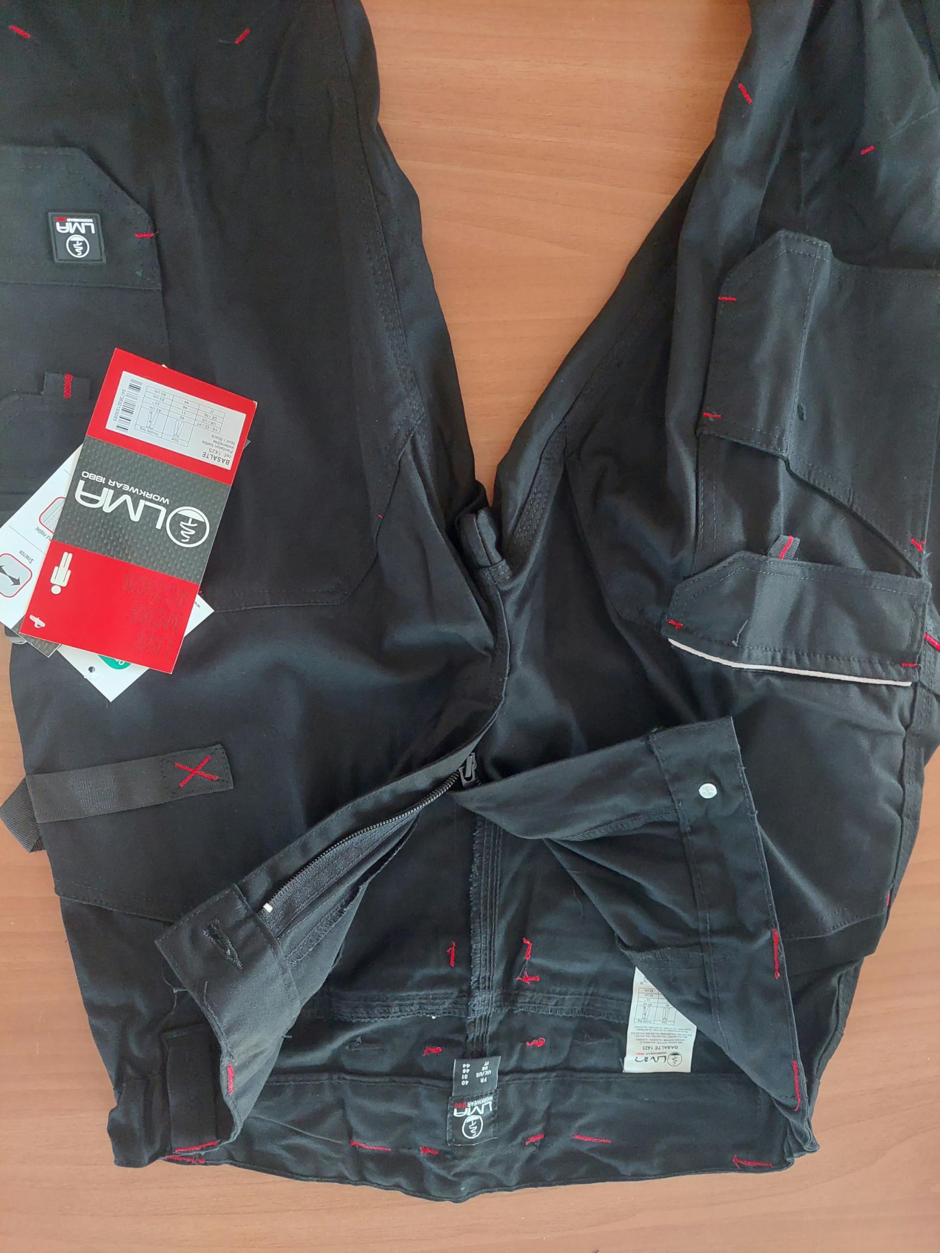 Pantalon de travail Basalte battle canvas Noir - LMA