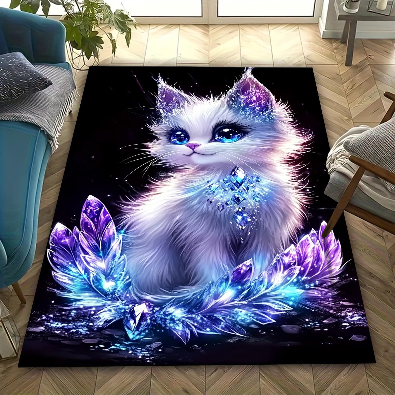 Tapis de salon lavable et anti-glisse, idéal pour réduire la fatigue en cuisine