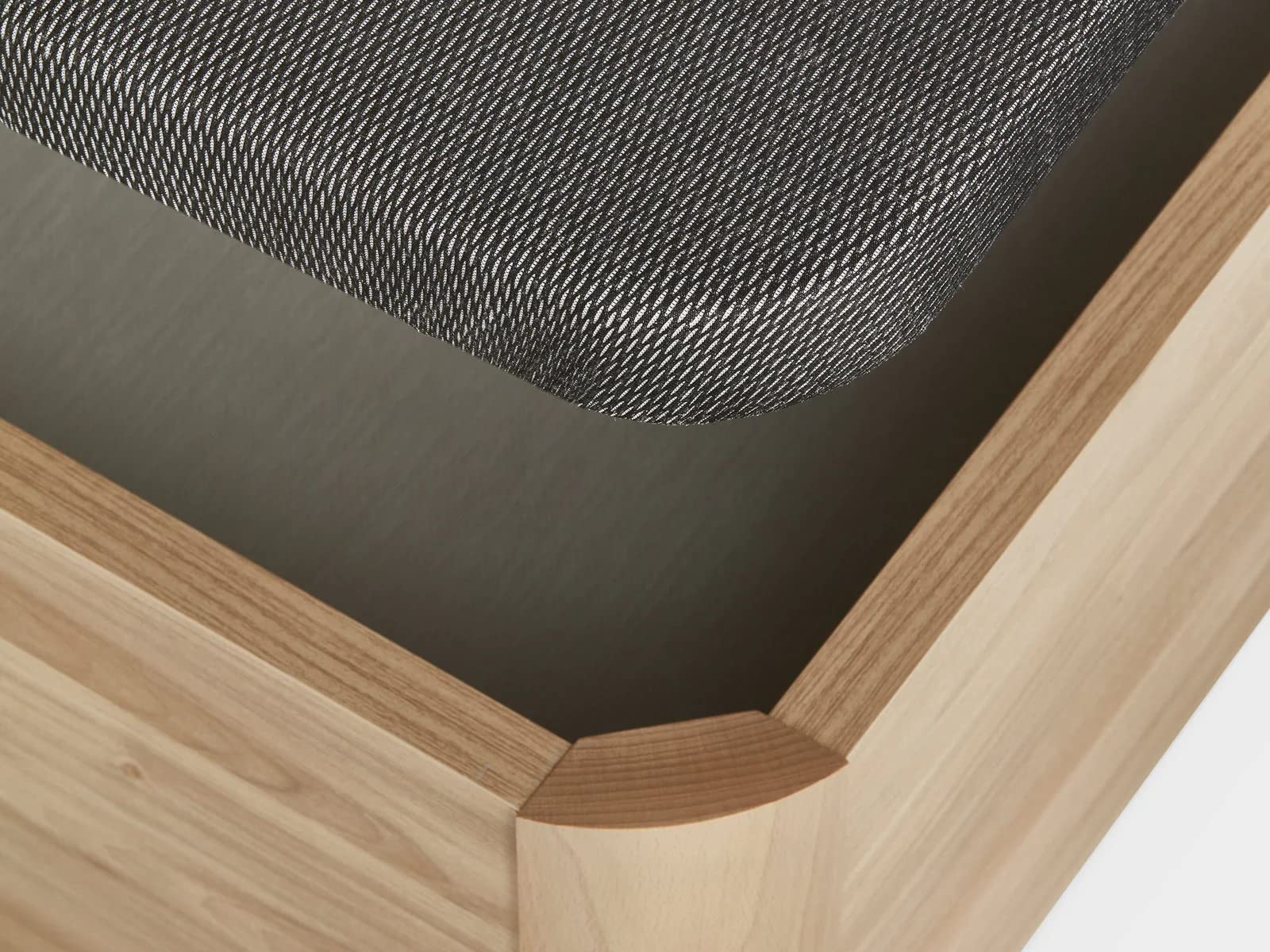 Marmota Pack Colchón Hybrid Premium + Canapé Abatible Madera + Pack 2 Almohadas Protector Colchón (Canapé Madera, 135x190 cm)