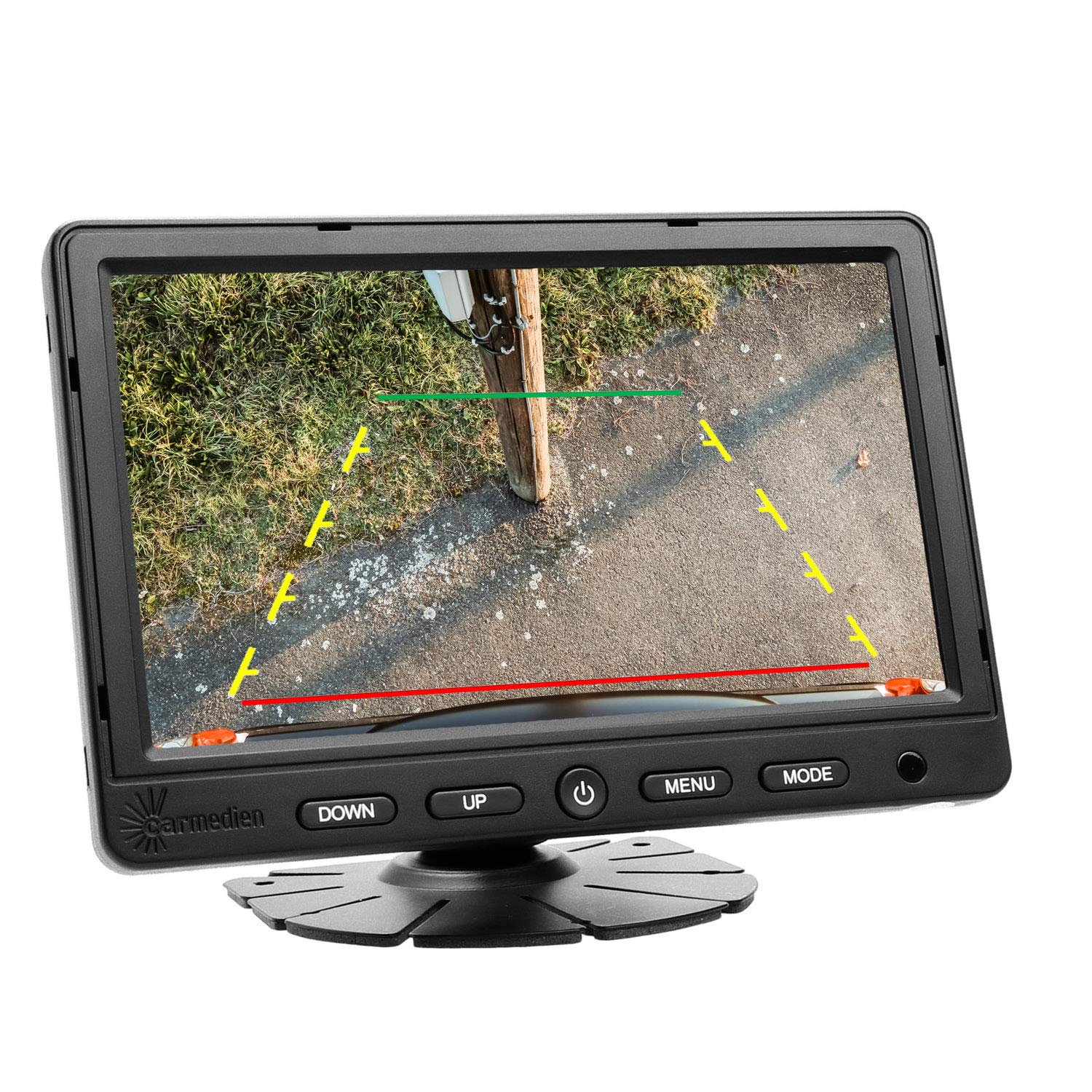 7" Quad Monitor CM-NMR7Q4 für Rückfahrkameras Split Screen Bildschirm 4 V In TFT Display 12V 24V
