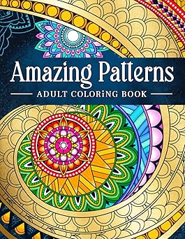 Affordable Self-Care Products for Stress Relief Adult Coloring Book, Stress Relieving Mandala Style Patterns
