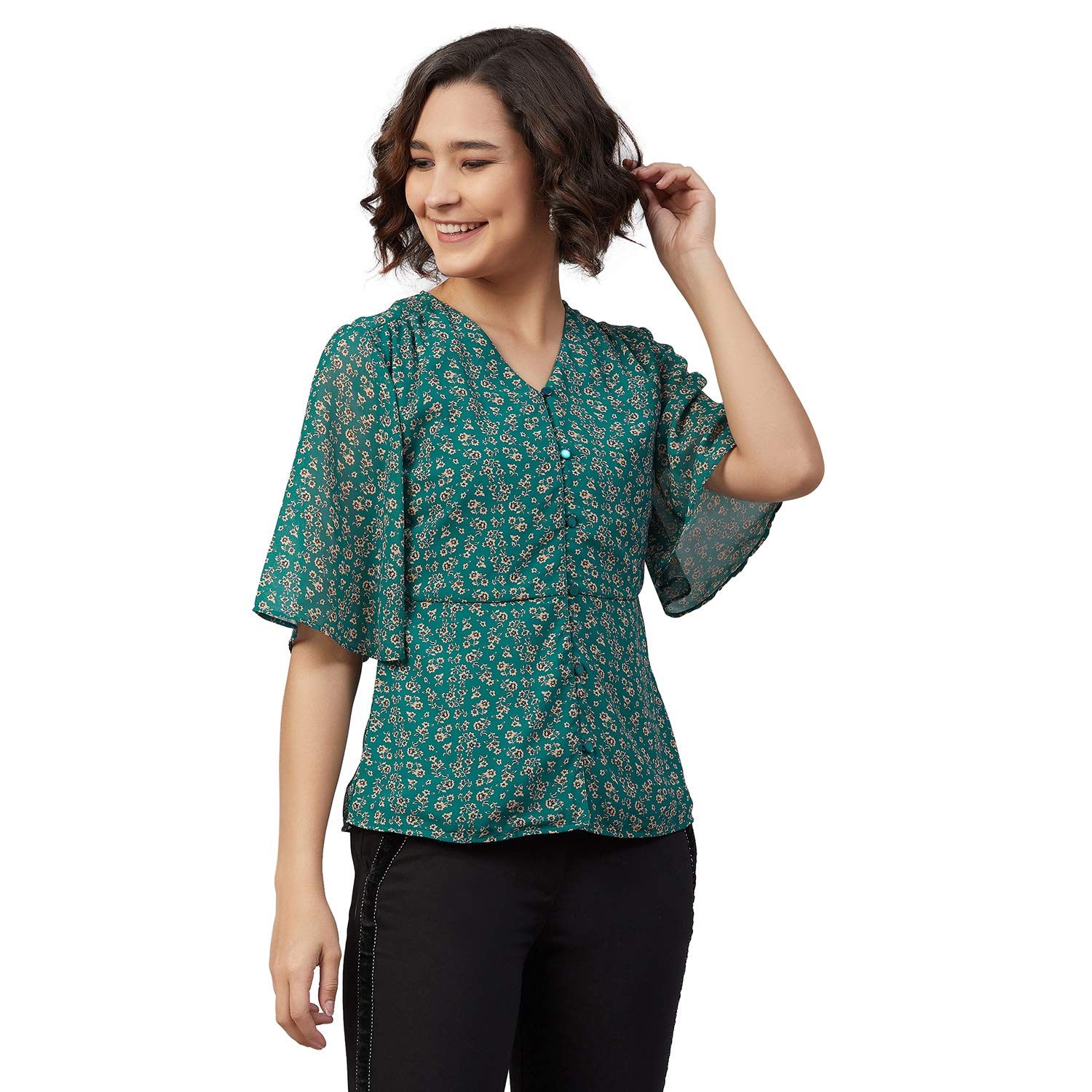 carlton london Women's Solid Regular Fit Blouse-picture-37