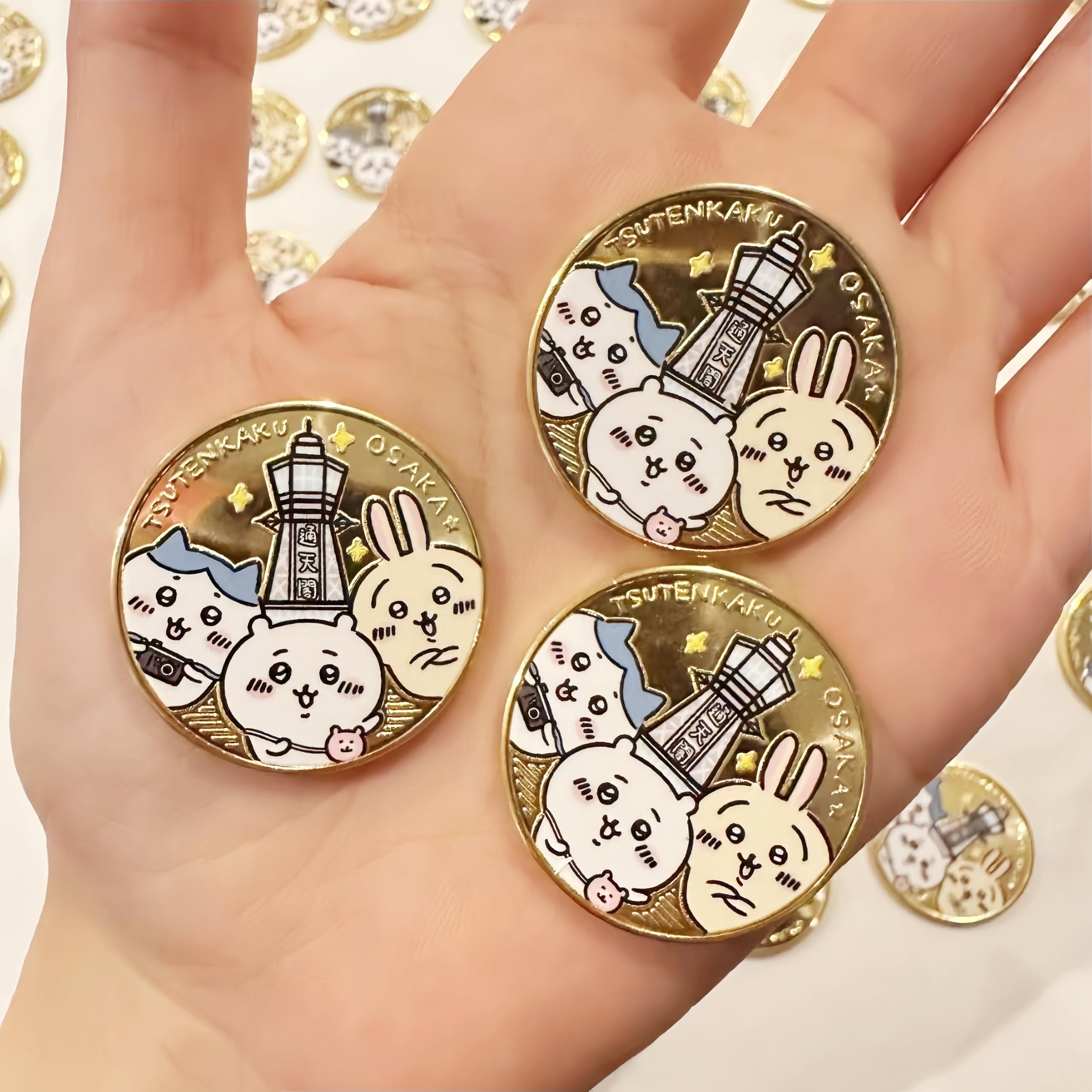 ちいかわ 可愛い 決断コイン 幸運コイン 決定コイン 記念硬貨 Amazon.co.jp: ちいかわ 大阪 通天閣 スペシャル ゴールド 記念