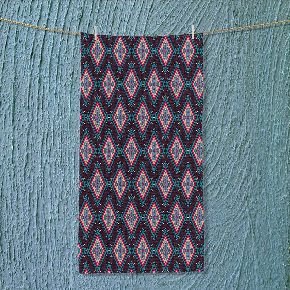 Septsonne Camping Towel Tribal Turkish Oriental Native Art With Black Backdrop Use For Sports Travel Fitness Yoga W9 8 X H39 4 Inch Amazon Co Uk Kitchen Home