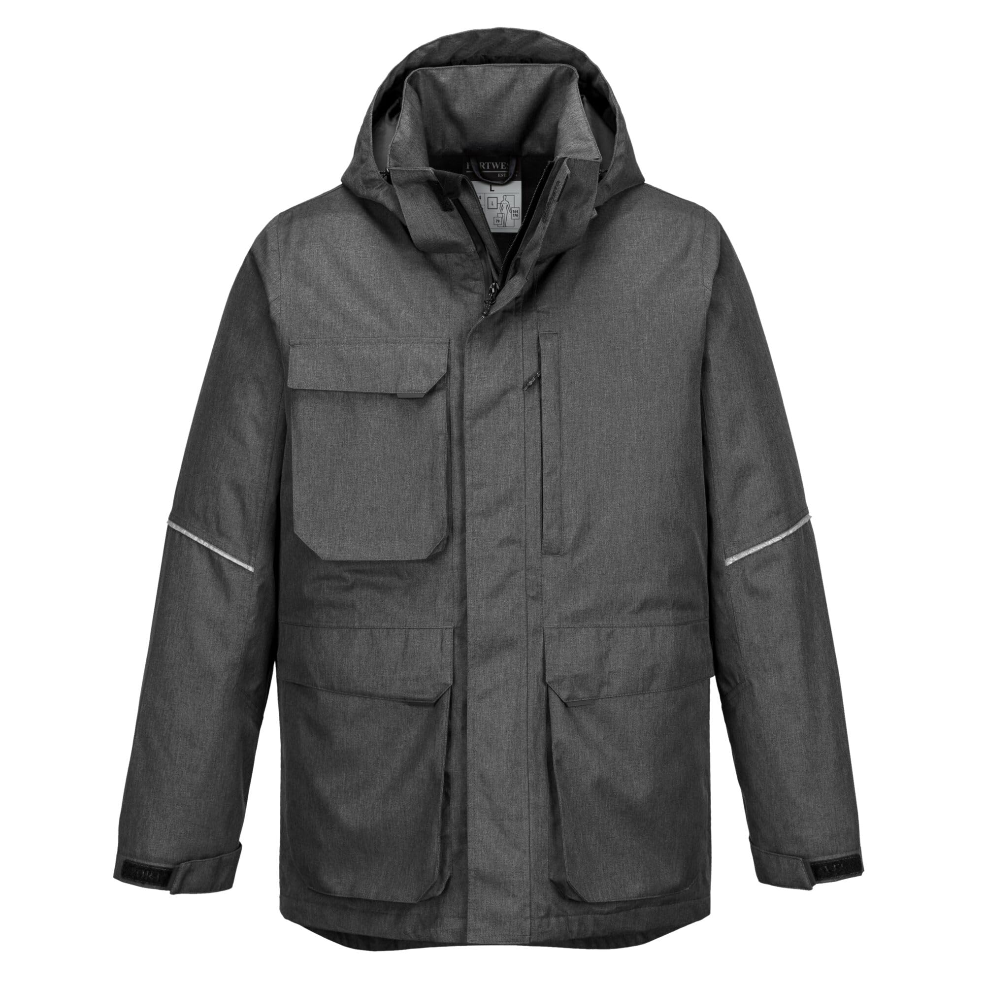 KX3 Parka Jacket Grey Marl R XL