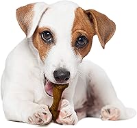 Vista 10 de Nylabone Healthy Edibles WILD - Golosinas naturales masticables para perros, sabor a bisonte, perros pequeños de hasta 20 libras, huesos masticables