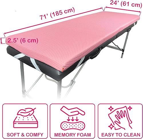 Miniatura 3 de Colchón de cama de pestañas + funda de cama + almohada (rosa)  Colchón con cuatro correas de esquina y parte inferior antideslizante  Almohada curva