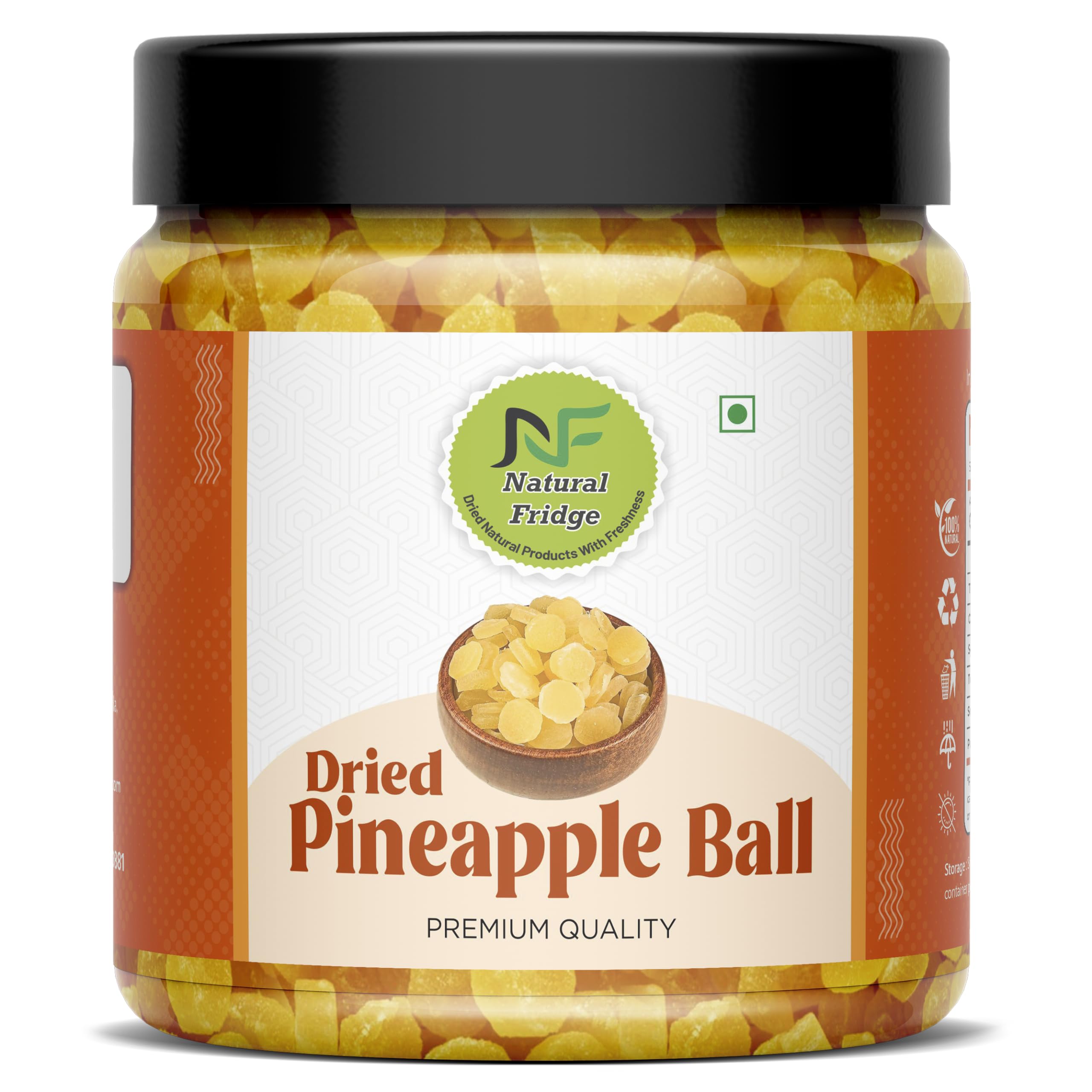 Natural Fridge Dried Pineapple Slice (100g) | Dehydrated Pineapple Dry Fruit Sweet & Tasty, No Artificial Colour, Preservative Free, Rich in Vitamins & Minirals, Antioxidant (B0CHVXHNX7) Amazon Price History, Amazon Price Tracker