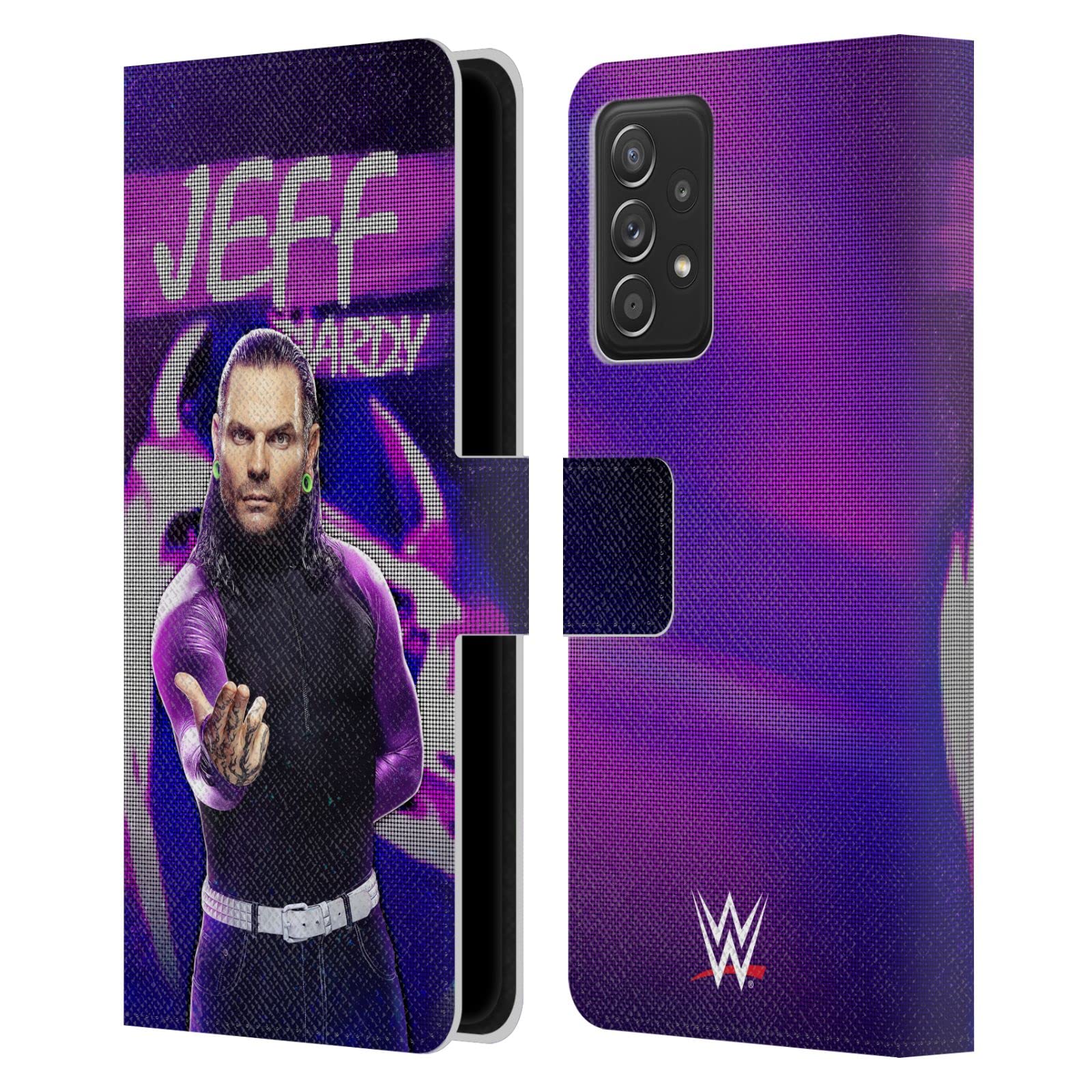 Housse Cuir WWE Jeff Hardy Samsung A53 Portefeuille Robuste