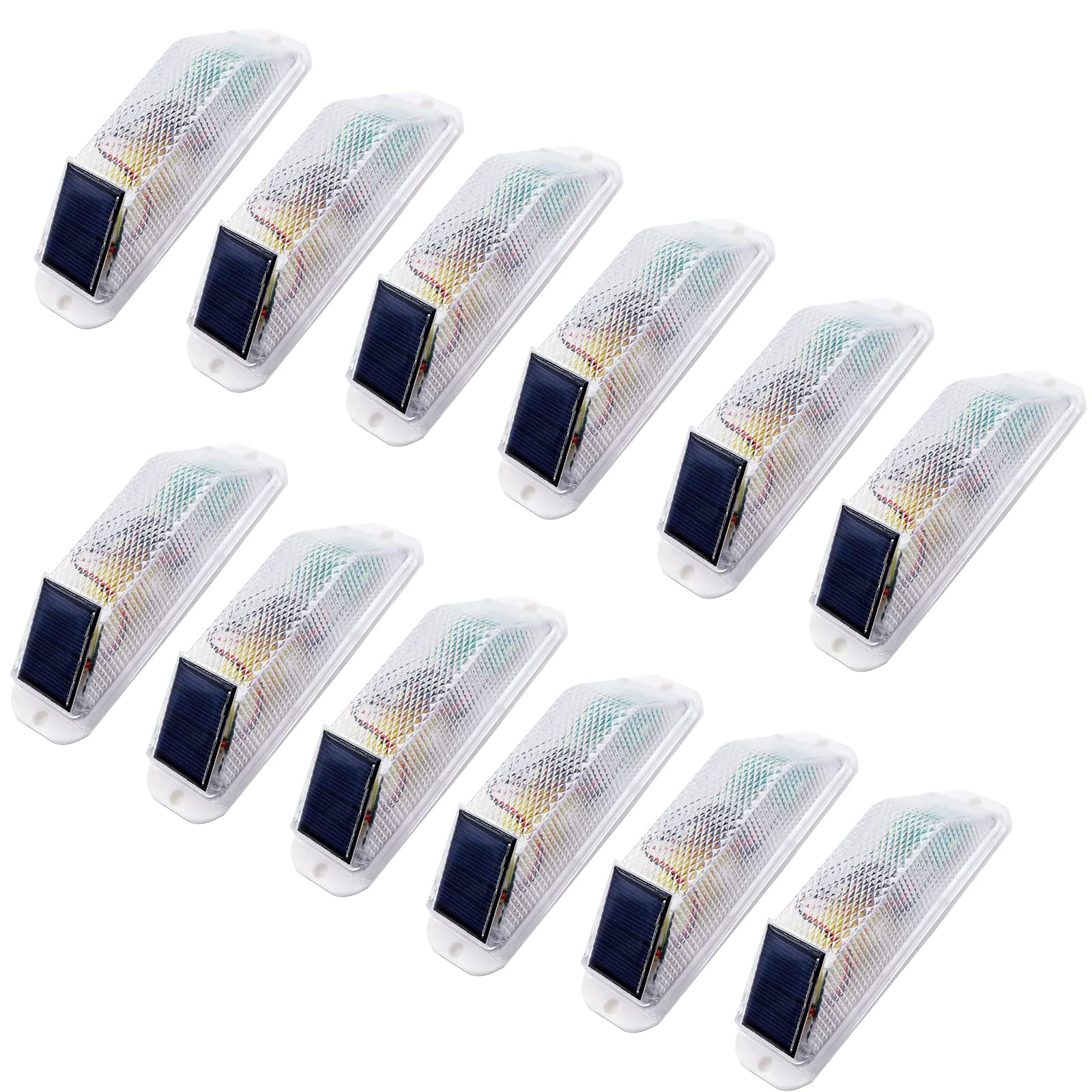 Snapklik.co : Aolyty Solar Strobe Warning Light Sensitive LED Warning Lap Super Bright