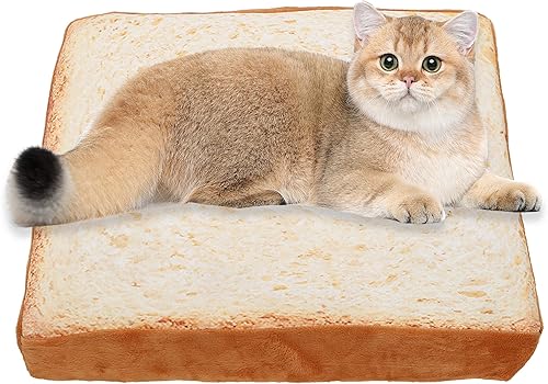 Suhaco Camas de gato para gatos de interior, alfombrillas extraíbles y lavables, cama suave para cachorros, cama de doble cara disponible, cama para