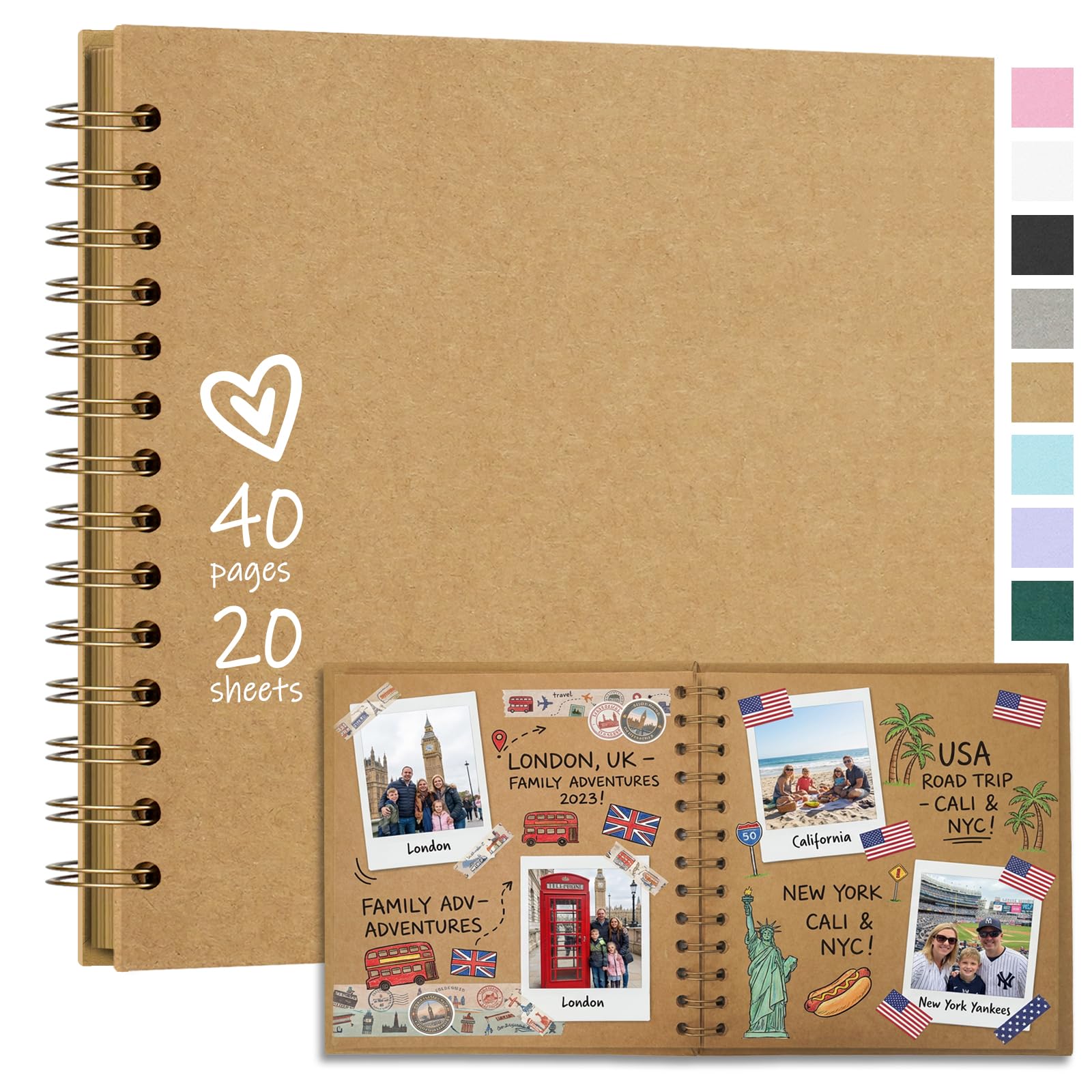 ZEEYUAN Fotoalbum, Scrapbooking, Zacht Album, Doe-het ZEEYUAN Fotoalbum, Scrapbooking, Zacht Album, Doe-het