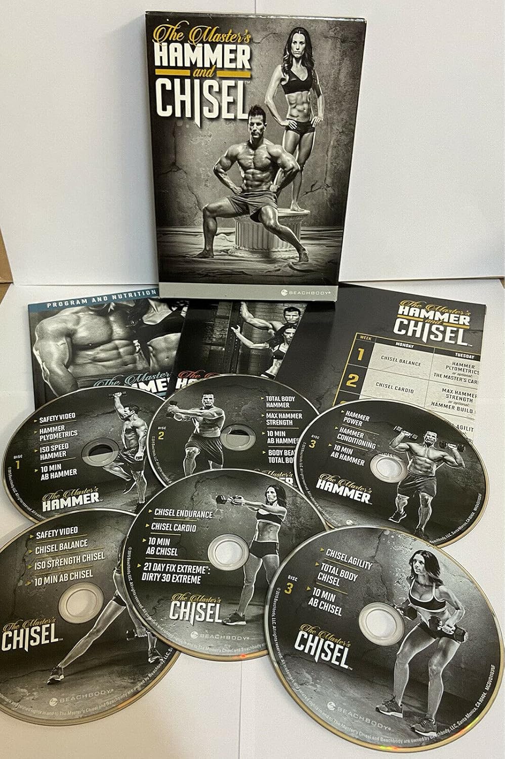 Beachbody Hammer and Chisel Resistance Training Workout Fitness DVD